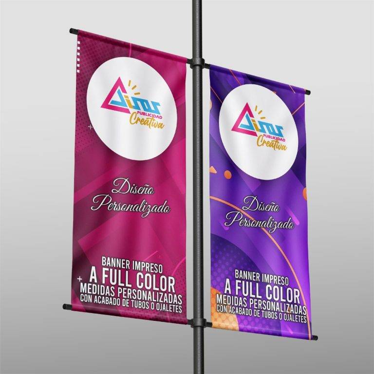Pendon Backing Pendon con ojales o para colgar - Avisos Publicidad Creativa